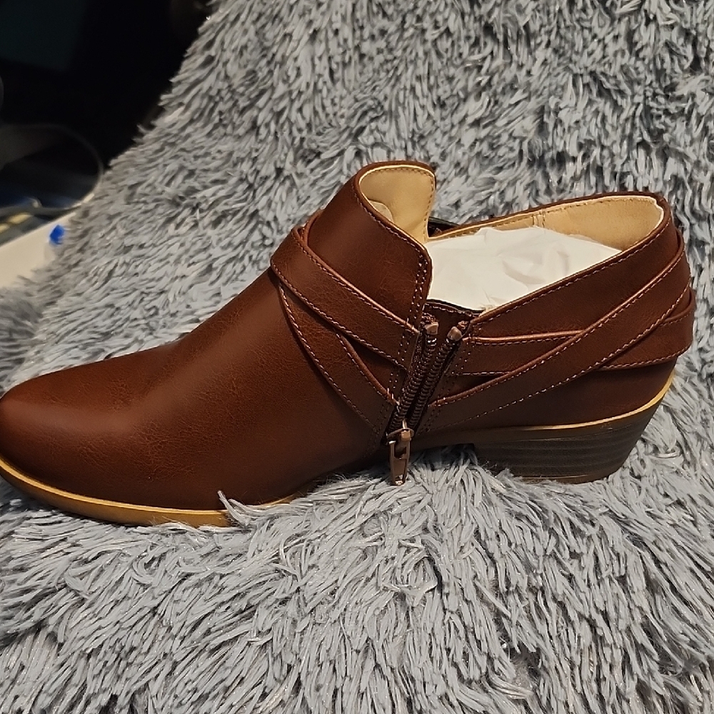 Life Stride Women's Brown Booties - Picture 4 of 8